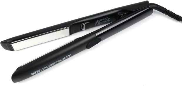 Straightener 260° C with Ionic Technology Anti-Static Floating Ceramic-Titanium Plates All Hair Types MAX Temperature