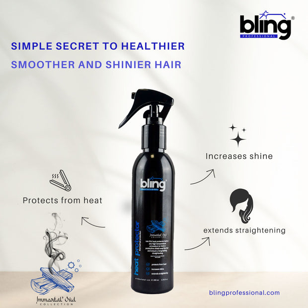 Heat Protector Shine Spray for Hair Health - Thermal Progressive Straightening Solution - 200ml