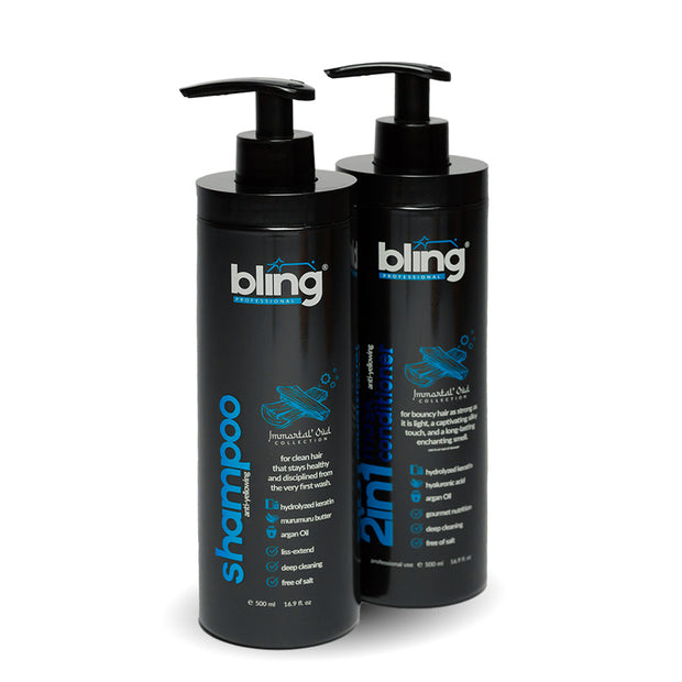 Bling Oud All-You-Need Essentials for Post-Straightening Home Care Maintenance - 2 x 500ml